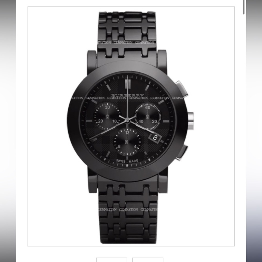 Burberry | Ceramic Chronograph Men's Watch - Model: BU1771 - Picture 4 of 9